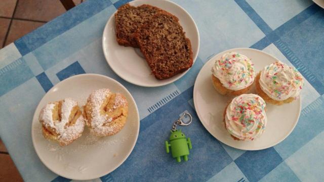 Apple Pie, Banana Bread e Cupcake