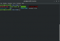 The ls test on GNOME Terminal is equal, too